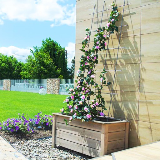 Krata Metalowa Podpora Na Pnącza 30x150 cm Pergola