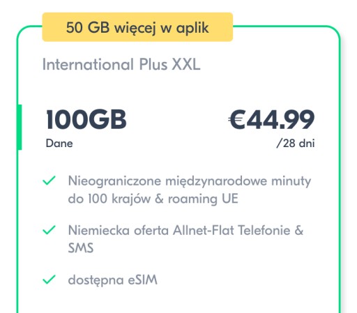 Карта Lycamobile DE SIM Internet International Plus XXL 150 ГБ