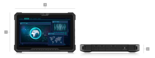 Бронированная таблетка Dell Latitude 7220 Rugged Extreme I5 8GB 512 SSD FHD 11PRO