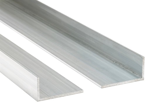 Kątownik aluminiowy 50x25x2 L 50cm Gat. 6060 CIĘCIE NA WYMIAR