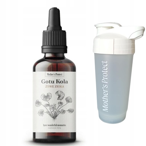 MOTHER'S PROTECT GOTU KOLA Adaptogen Wąkrotka Azjatycka Ekstrakt Krople