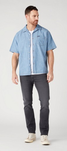 Wrangler LARSTON SLIM Ashes СЕРЫЕ ДЖИНСЫ W38 L36