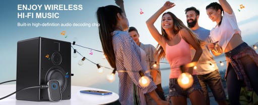 АДАПТЕР-ПЕРЕДАТЧИК BLUETOOTH 5.0 AUX MINI-JACK 3.5