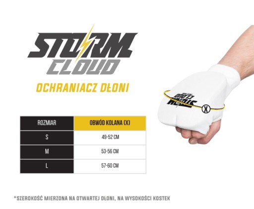 Защита рук StormCloud Training белая S