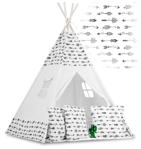 Палатка TIPI детская Гирлянда Светодиодные подушки