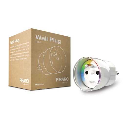 Настенная розетка Fibaro типа E Z-wave Разъем Z-Wave+