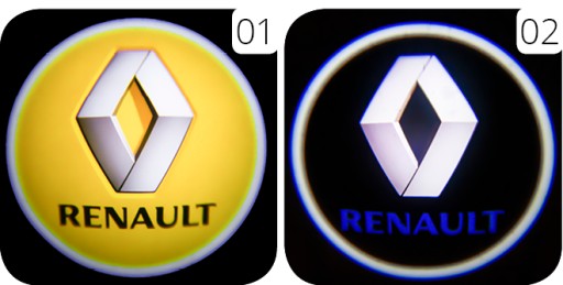 Renault! Led Logo Projektor Lampka! Bezprzewodowy