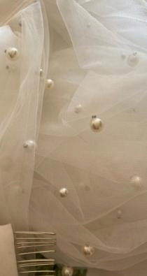 Свадебная фата Gabriela Pearls 150 см