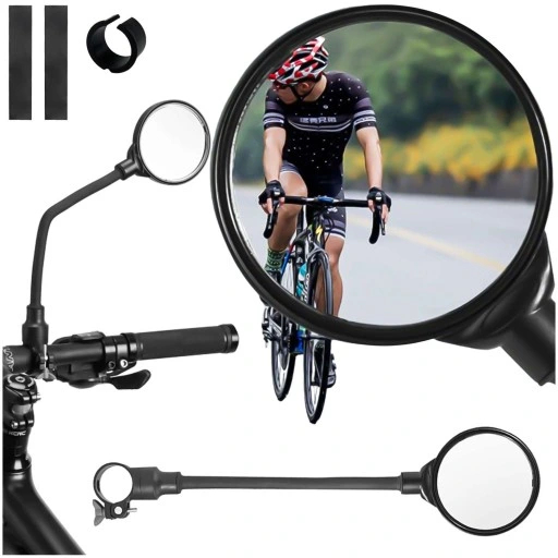 2X LUSTERKA ROWEROWE MTB SZOSOWE E-BIKE SZTYWNE I REGULOWANE 38CM 2SZT.