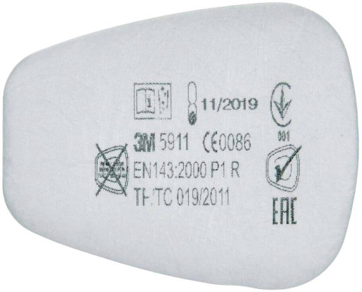 3M 5911 FILTR WSTĘPNY PRZECIWPYŁOWY P1 - 1szt