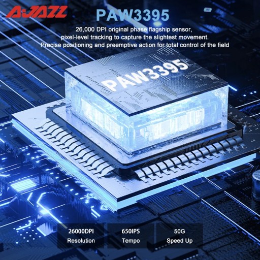 Оригинальная игровая мышь AJAZZ AJ199 4K, беспроводная мышь 2,4G, 6 кнопок