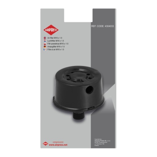Filtr powietrza do kompresora Airpress plastik M16x1,5 4304033