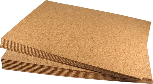 Płyta korkowa średnioziarnista 10x640x950mm