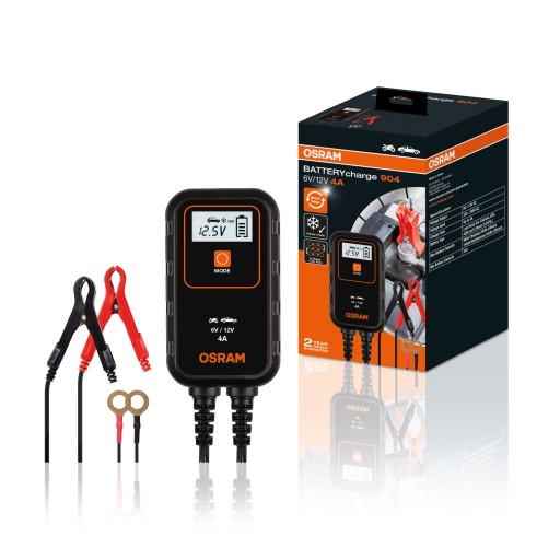 Автомобильное зарядное устройство Osram для аккумуляторов BATTERYcharge 904 12В