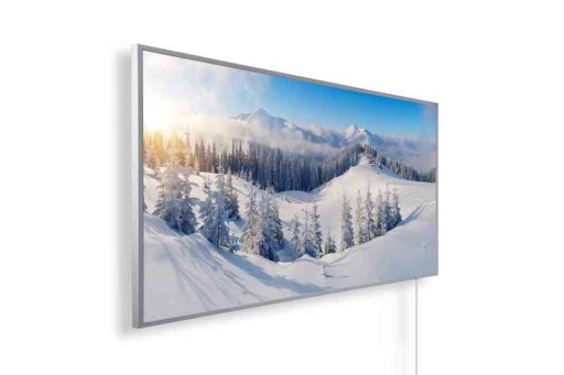 Inteligentny grzejnik dekoracyjny podczerwień 1200W SMART śnieżny krajobraz