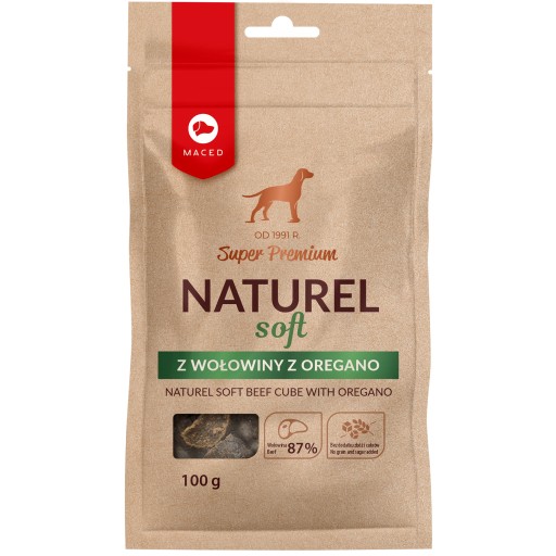 Maced Przysmak Naturel Soft Wołowina Oregano 100g