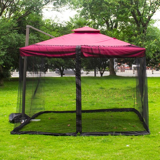 ПОРТАТИВНЫЙ ЗОНТ С МОСКИТНОЙ СЕТКОЙ НА УЛИЦЕ 3X2,3M