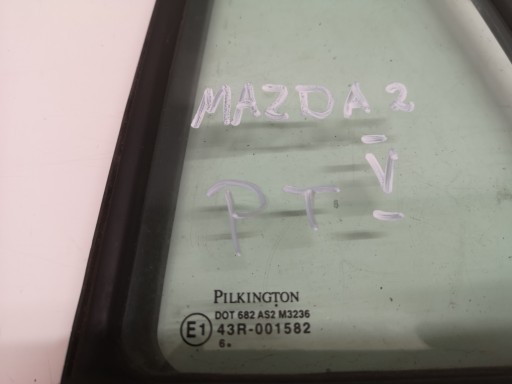 MAZDA 2 II 02-07 ОКНО ДВЕРИ СПРАВА СПРАВА