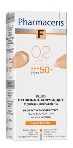 PHARMACERIS F КОРРЕКТИРУЮЩАЯ ФЛЮИД SPF 50+ 02 ПЕСОК