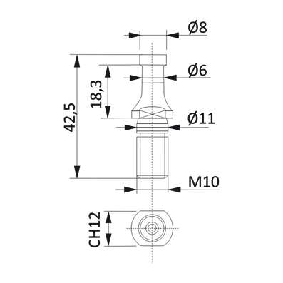 Наконечник для держателей ISO30/SCM/MORBIDELLI