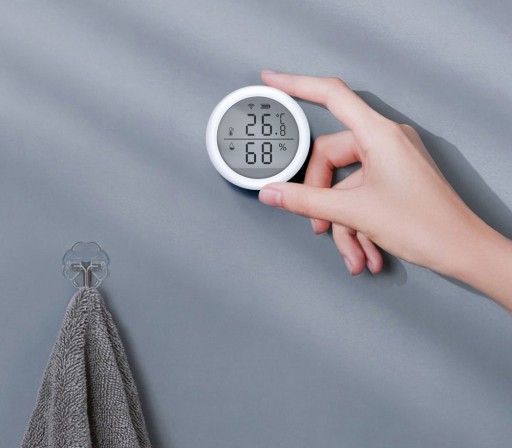 Bezprzewodowy czujnik Temperatury Wilgotności z wyświetlaczem ZIGBEE TUYA