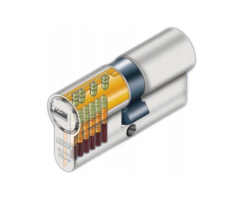ABUS D10 НИКЕЛЕВАЯ ВСТАВКА 40/30G, ОДОБРЕННАЯ КЛАСС C С РУЧКОЙ