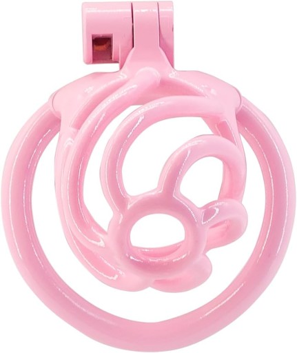 Легкая розовая поясная клетка целомудрия для пениса Chastity Cage