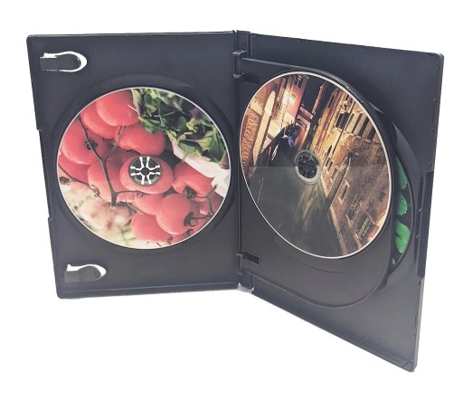 ЭКСКЛЮЗИВНЫЕ коробки на 4 DVD 14мм Черный 5 шт ПРОТЕК