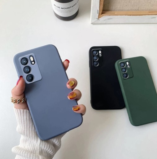 ETUI SILICONE CASE do OPPO RENO 6 5G +SZKŁO