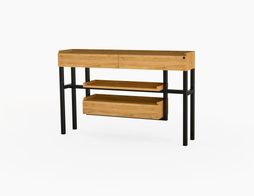KONSOLA 160 cm DREWNO LITE DĄB OLCHA SKD-301