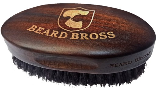 Набор средств по уходу за бородой BY MY BEARD. Щетка из щетины дикого кабана Beard Bross в подарок