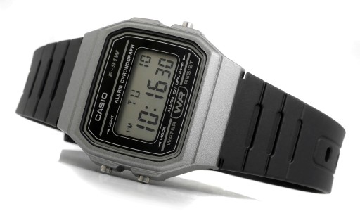 ВИНТАЖНЫЕ ЧАСЫ CASIO F-91WM + CAN