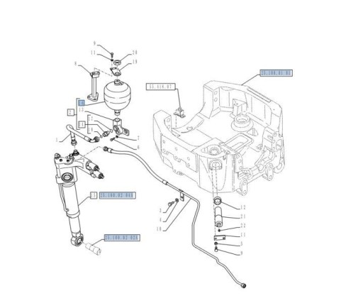 Аккумулятор New Holland T7 CASE PUMA 47752045