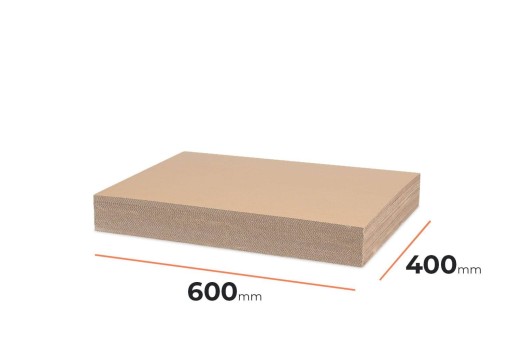 Разделитель картонный ЛИСТ картона 600х400 - 40 шт.