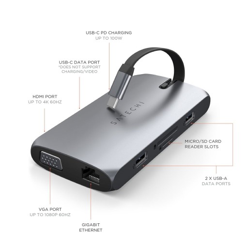 Адаптер-концентратор SATECHI USB-C «On-the-Go»