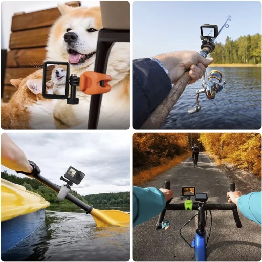 Гибкое 360° крепление для мотоцикла и велосипеда для GoPro SJCAM XIAOMI DJI INSTA360