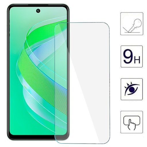 СТЕКЛО 9H ДЛЯ INFINIX SMART 8 / HOT 40I ЗАКАЛЕННОЕ СТЕКЛО ЗАКАЛЕННОЕ СТЕКЛО 9H