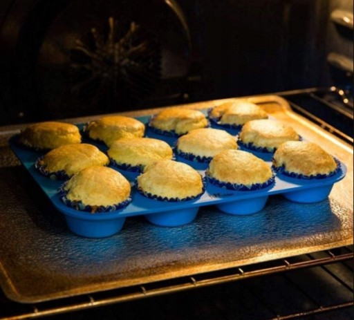 FORMA silikonowa DO MUFFINEK FOREMKA do GALARET DESERÓW BABECZEK 12szt