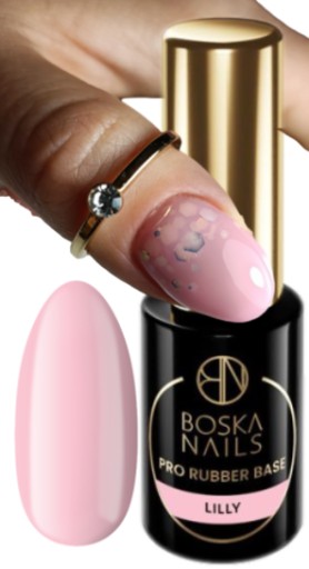 DIVINE NAILS PRO РЕЗИНОВАЯ БАЗА ГИБРИДНАЯ РЕЗИНОВАЯ БАЗА - ЛИЛЛИ - 6 МЛ