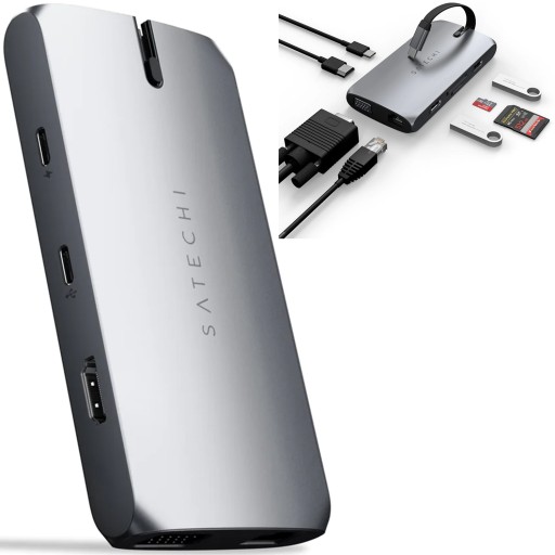 Satechi on the go multiport — адаптер для мобильных устройств USB-C (USB-C
