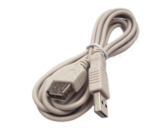 kabel przedłużacz USB A 2.0 wtyk - gniazdo 0,8 m