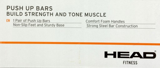 HEAD FITNESS Стальные ручки-толкатели с противоскользящим покрытием PARLETTE, прочные