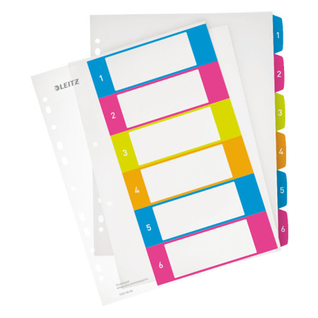 ПП LEITZ A4 MAXI 1-6 ВСТАВКИ ДЛЯ ПЕЧАТИ