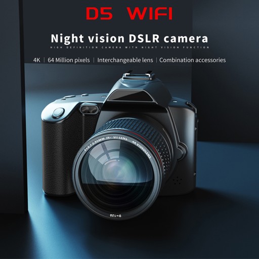 Цифровая камера D5 с 16-кратным цифровым зумом Профессиональная камера 4K с камерой