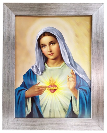 Святое изображение в раме 39x49 Open Heart of Maria