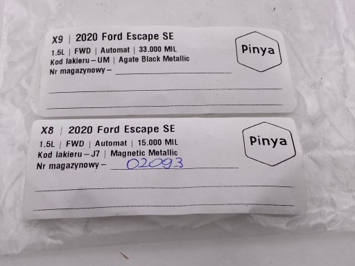 Silniczek nagrzewnicy Ford Kuga MK3 2020+ Escape USA