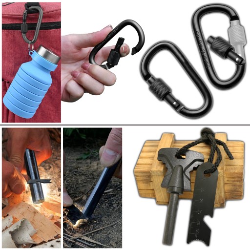 Wojskowy Survivalowy Zestaw Przeżycia Survival Niezbędnik Multitool 62el XL
