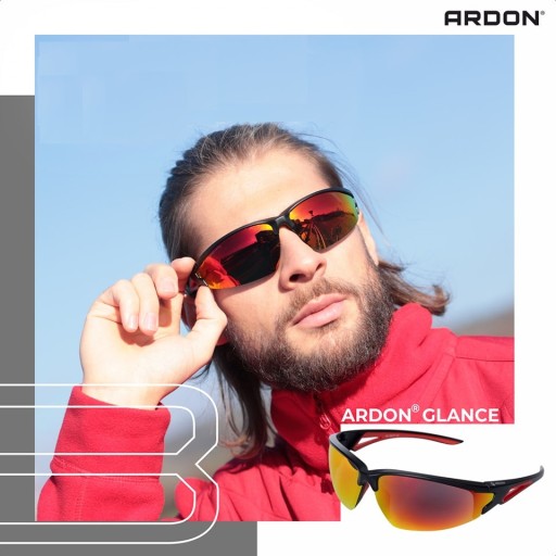 Беззеркальные спортивные очки REVO для бегового велосипеда Ardon Glance E4041