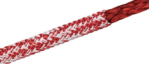 Веревка DYNEEMA - LIROS - Magic Pro - фал 3 мм RED