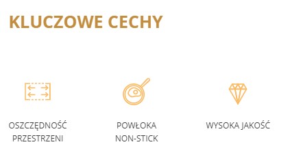 FUNKCJONALNE NOŻE ZESTAW NOŻY 6 EL STALOWE BLOK BIAŁE EDENBERG 5103W